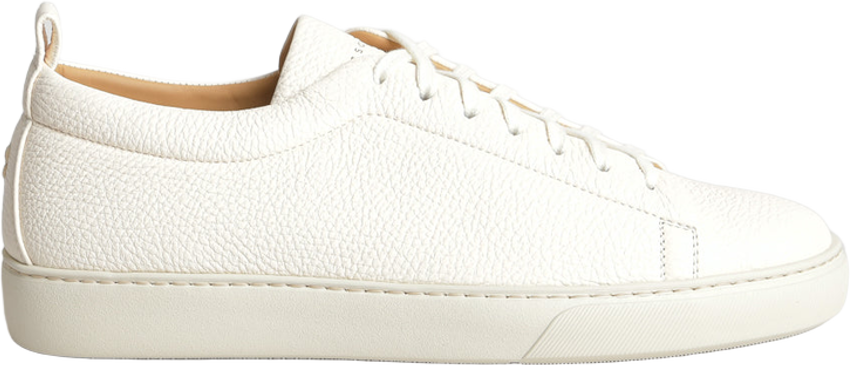 Henderson Baracco Sneaker minimal in cervo panna