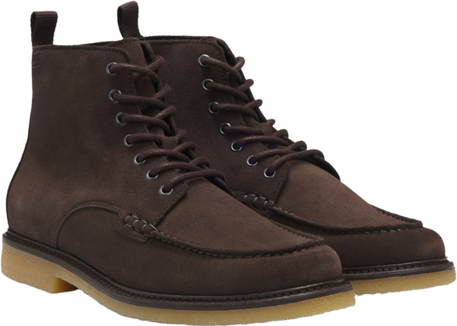 Hugo Boss Suede Half Boots With Crepe Outsole