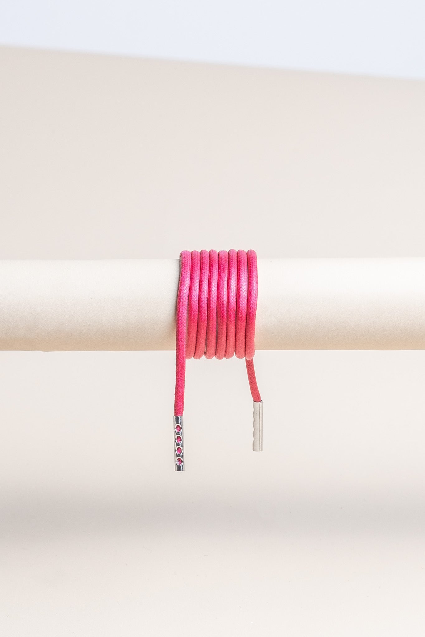 Rose Cerise - Lacets Cirés Ronds | Senkels