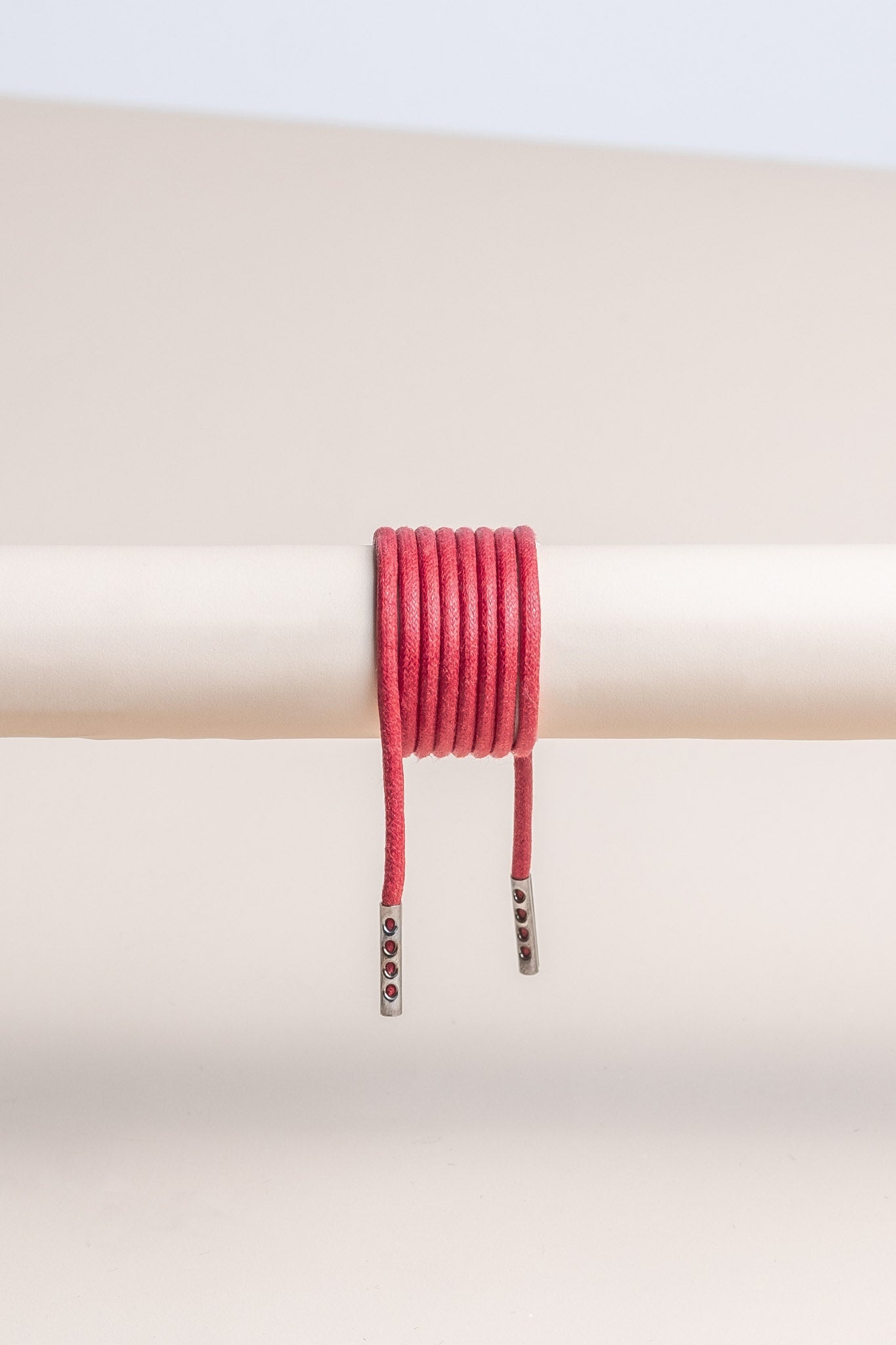 Cherry - Round Waxed Shoelaces | Senkels