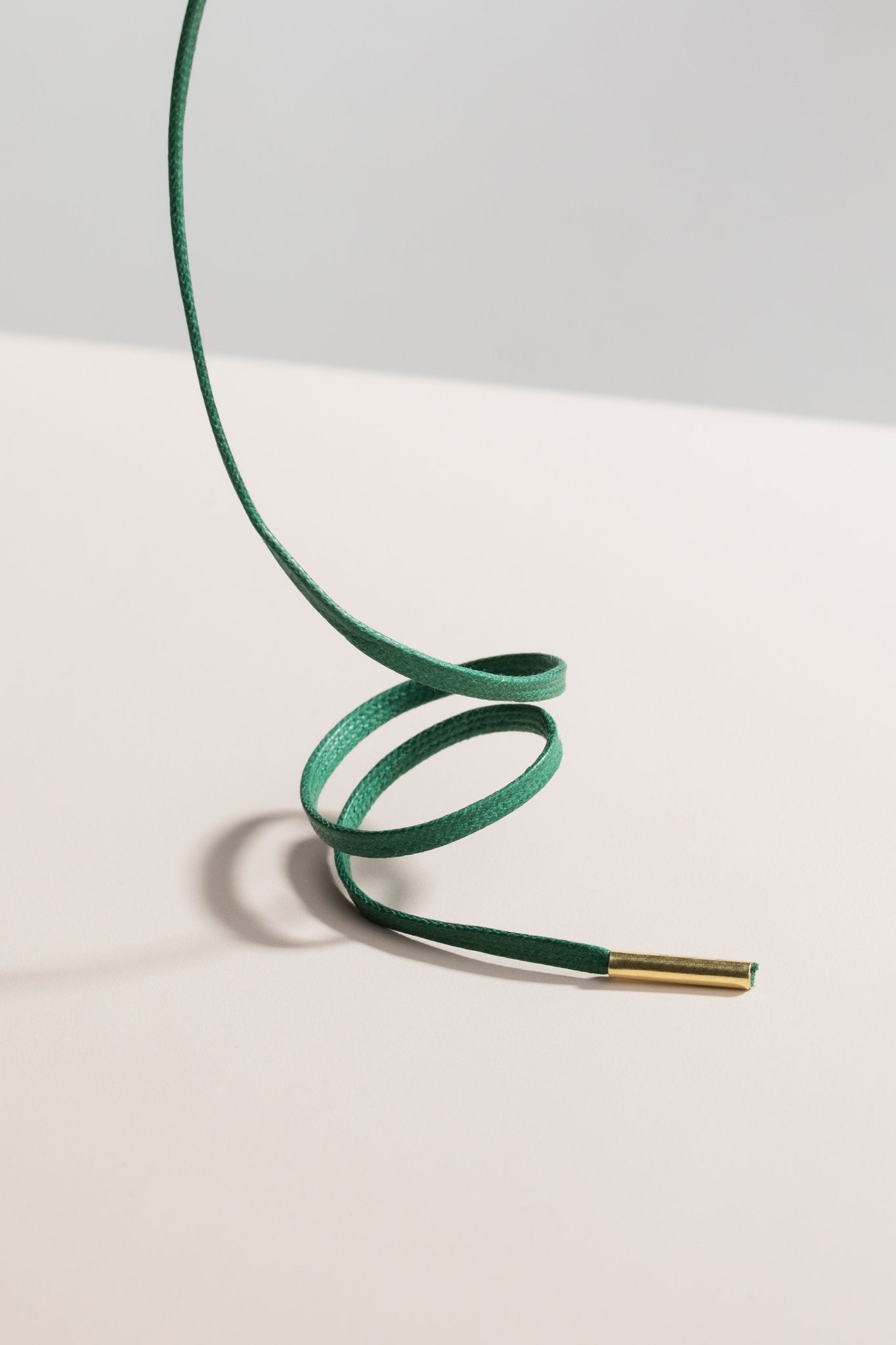 Vert Chasseur - 3mm Lacets Cirés Plats