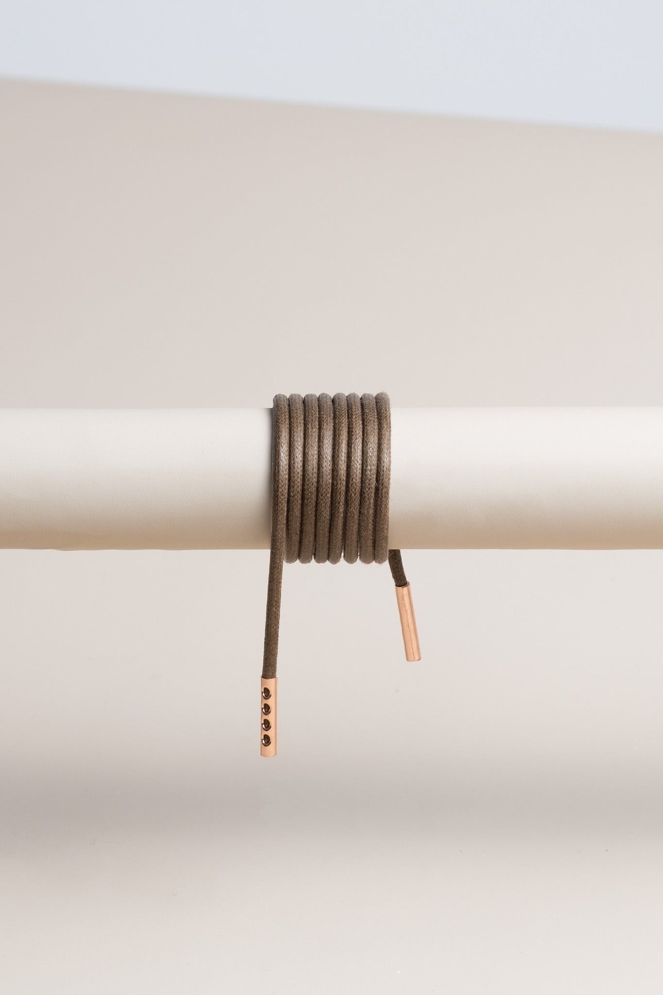 Marron Clair - Lacets Cirés Ronds | Senkels