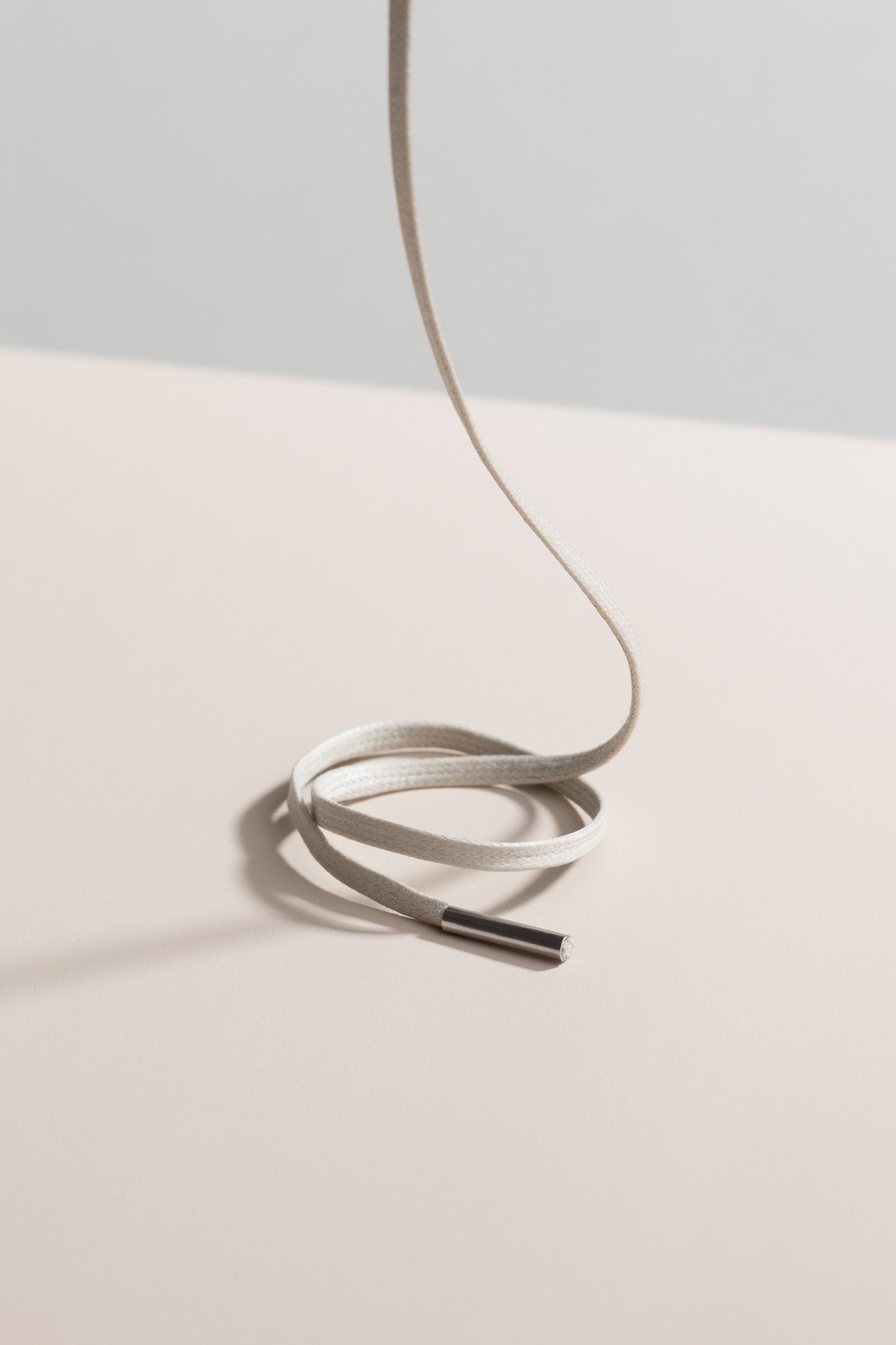 Gris Nickel - 3mm Lacets Cirés Plats