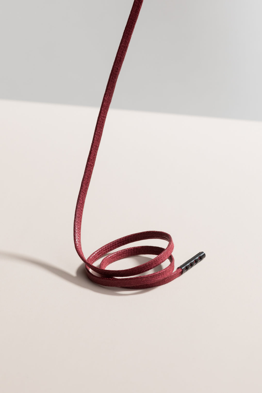 Bordeaux Flat Waxed Shoelaces - Senkels