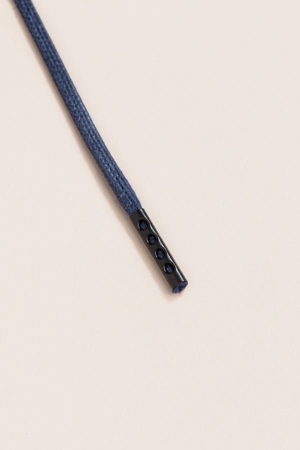 Dark Blue - Round Waxed Shoelaces | Senkels