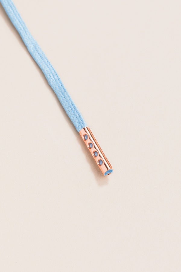 Light Blue - Round Waxed Shoelaces | Senkels