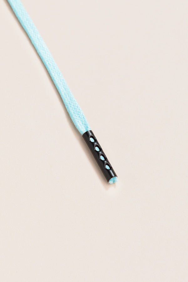 Pastel Blue - Round Waxed Shoelaces | Senkels
