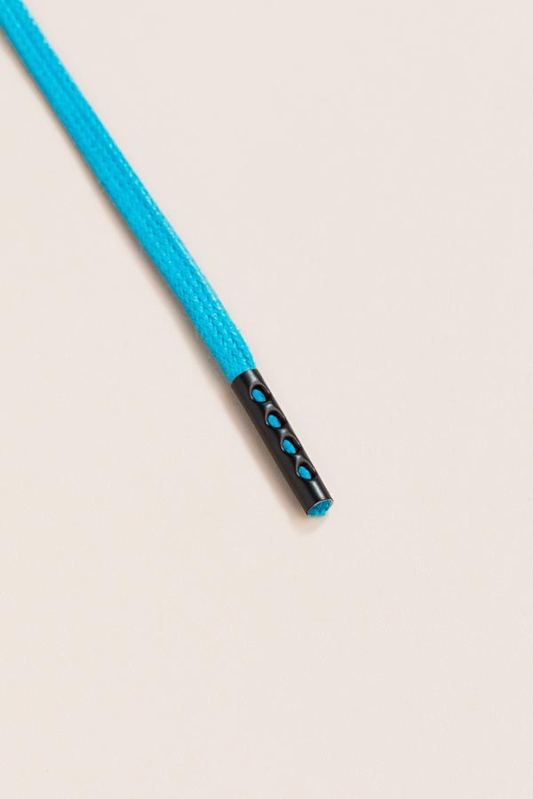 Petrol Blue - 3mm Flat Waxed Shoelaces
